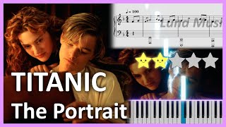 Titanic  The Portrait Roses Theme │ Piano Tutorial ⭐⭐☆☆☆ [upl. by Gaige]