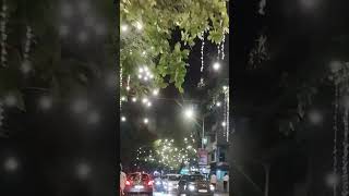 Diwali decoration at Bhandup east diwalispecial diwalilights youtubeshorts shorts [upl. by Aisorbma]