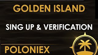 POlONIEX Sing Up and Verification [upl. by Heiskell]