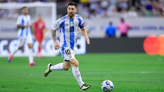 37 Year Old Messi was Impressive in Copa America 2024 [upl. by Neelsaj]