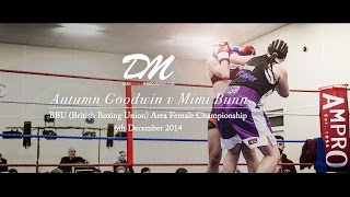 Autumn Goodwin v Mimi Bunn  BBU Title Fight 6122014 [upl. by Ahsilek]