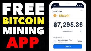 Bitcoin Mining Mobile App  How to Mine BTC on iOS FREE BTC Mining APP [upl. by Arodoet]