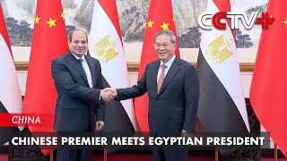 Chinese Premier Meets Egyptian President [upl. by Trautman]