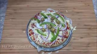 Glutenfri havre pizza [upl. by Aonehc]