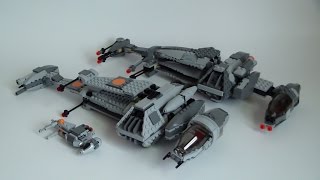 LEGO Star Wars BWing Comparison 6208amp75050 [upl. by Anitrebla544]