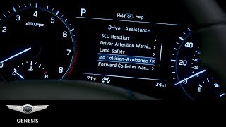 Forward CollisionAvoidance Assist  Genesis G80  HowTo  Genesis USA [upl. by Meerek]