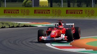 Ferrari F2004 Slick Tyres  Monza 2023  Assetto Corsa TV Cam [upl. by Mercola635]