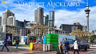 Auckland City Walk 2024  Viaduct Harbour and Wynyard Quarter  New Zealand Walking Tour 4K [upl. by Rafi712]