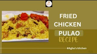 Fried Chicken Yakhni Pulao Recipe Christmas Special Dinner Recipe Biryani Rice aghaskitchen [upl. by Joli431]