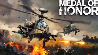 Medal Of Honor  Gunfighters  BEST AH64D APACHE HELICOPTER MISSION 6 [upl. by Ihskaneem]