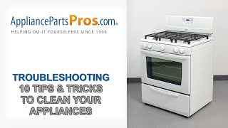 10 Tips And Tricks To Clean Your Appliances  LG Whirlpool Maytag KenmoreSears Samsung [upl. by Ailey]