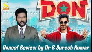 DON Movie review by DrRSuresh Kumar Sun TV  The Stager Television [upl. by Adiaros]