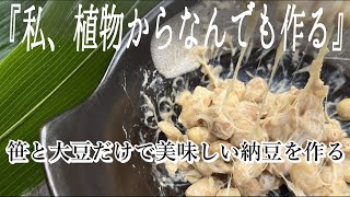 自家製納豆の作り方｜ササと大豆だけで納豆を量産｜大豆さえあれば無限納豆完成 [upl. by Meghan262]