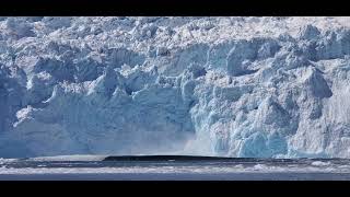 Massive Ice Calving at Aialik Glacier  Alaska May 2022 [upl. by Auqinihs]