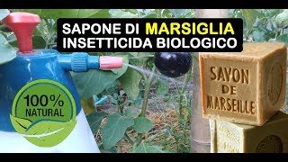 SAPONE DI MARSIGLIA INSETTICIDA BIOLOGICO [upl. by Intruoc]