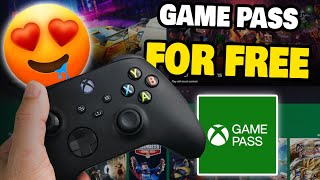 Free Xbox Game Pass  How to get Xbox Game Pass Ultimate for FREE in 2024 [upl. by Aloivaf]