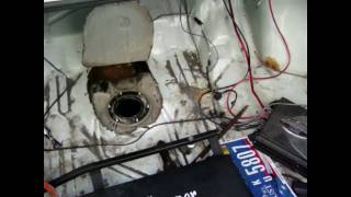 How To Fix Gain Access Replace A Fuel Pump The Easy Way Cut Inside the Trunk 1991 Caprice [upl. by Eednas]