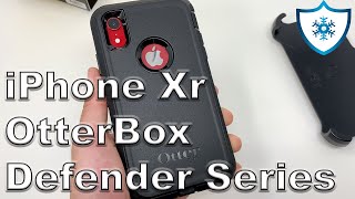 iPhone Xr OtterBox Defender Series Case Black Review [upl. by Rickard]