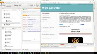 Test Studio Tutorial  Random Word Extract Contact Creation [upl. by Llennahs]