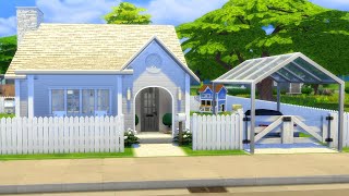 White Tiny HomeThe Sims 4Speed Build [upl. by Etiragram888]