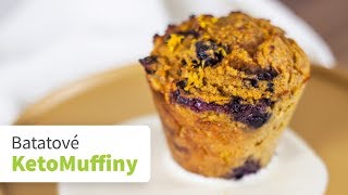 VIDEOrecept KetoDiet Batatové KetoMuffiny [upl. by Teemus]