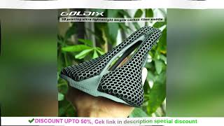 ✔️GOLDIX 3D Printing Bicycle Carbon Saddle Ultra Light Highway MTB Racing Saddle Bicycle Cushion Bi [upl. by Esilram784]