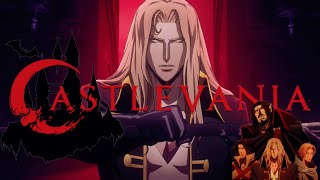 Dracula VS Belmont amp Sypha amp Alucard  FULL FIGHT  CASTLEVANIA S2 EP 7 [upl. by Gylys]