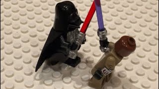 Darth Vader VS Mace Windu （if he survived） a Lego Star Wars stop motion [upl. by Samara]