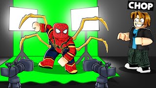 ROBLOX CHOP AND FROSTY UNLOCK THE SPIDERMAN POWERS IN SUPER HERO TYCOON [upl. by Cindelyn]