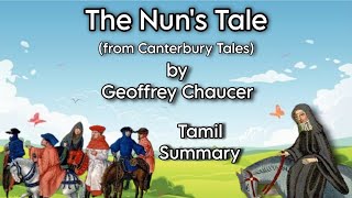 The Nuns Tale  Chaucer  Tamil Summary  Core I Poetry  MA English  MS University [upl. by Eulalia14]