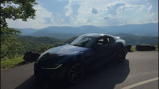 calm lil pov drive in my catless supra on some backroads [upl. by Halonna]