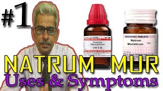 Natrum Mur in Hindi Part 1  Uses amp Symptoms in Homeopathy by Dr PS Tiwari [upl. by Atinauq]