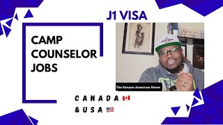 Camp Counselor Jobs In US amp Canada  J1 Visa [upl. by Gnaw]