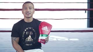 Mercito Gesta on the ADIDAS Speed Lace Sparring Gloves [upl. by Desmond]