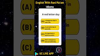 Quiz Time  Idioms amp Phrases  English With Rani Maam shorts idioms [upl. by Tanberg622]