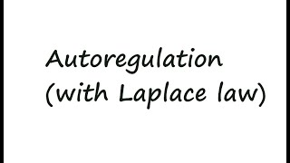 Physiology of Autoregulation myogenic theory amp metablolic theory of Autoregulation [upl. by Tiduj676]