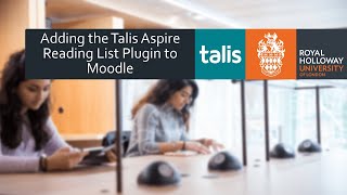 Adding the Talis Aspire Reading List Plugin to Moodle [upl. by Aivatal]