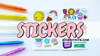 DIY HANDMADE PLANNER STICKERS  KAWAII PEN POT  RECYCLED PENCIL HOLDER [upl. by Jit]