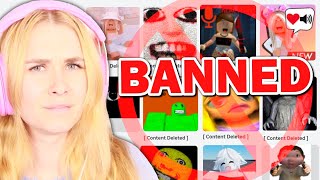 I Played BANNED Roblox Games [upl. by Meekah]