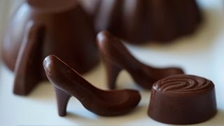 Homemade Molded Chocolate  Candy Making [upl. by Maharg]