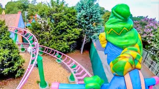 Grovers Alpine Express 4K Hypersmooth Front Seat onride POV Busch Gardens Williamsburg 2021 [upl. by Medin129]