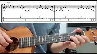 Until I Found You Stephen Sanchez  Easy Beginner Ukulele Tab With Playthrough Tutorial Lesson [upl. by Ylremik]