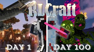 Surviving 100 Days in RLCraft [upl. by Atiuqram]