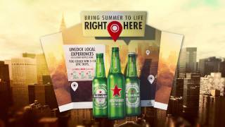 Represent Your City With Heineken amp Blippar [upl. by Thormora]