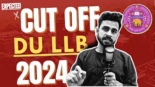 DU LLB 2024 Expected Cut Off  CUET PG  Category wise CUTOFF  COQP11 [upl. by Anej]