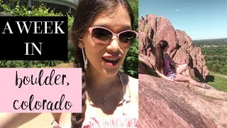 ROCK CLIMBING HORRIBLE APPLE STORE AND MORE BOULDER COLORADO VLOG [upl. by Raf]