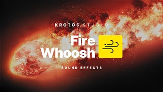 Fire Whoosh Sound Effects  100 Royalty Free  No Copyright Strikes [upl. by Alakcim]