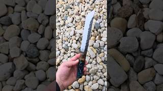 Tanto 80CRV2 high carbon steel tanto custom handmade bushcraft art usa customknifemaker [upl. by Cherida715]