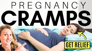 How to INSTANTLY Relieve Pregnancy First Trimester Cramping [upl. by Trumaine]