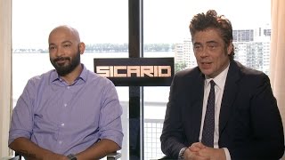 Maximiliano Hernández amp Benicio Del Toro Interview Sicario [upl. by Perrine]